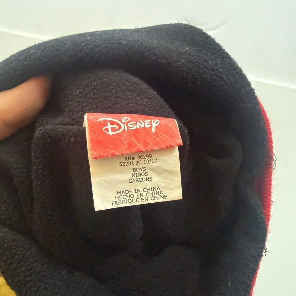 Disney kids Mickey Mouse Graphic Earflap Knit Hat